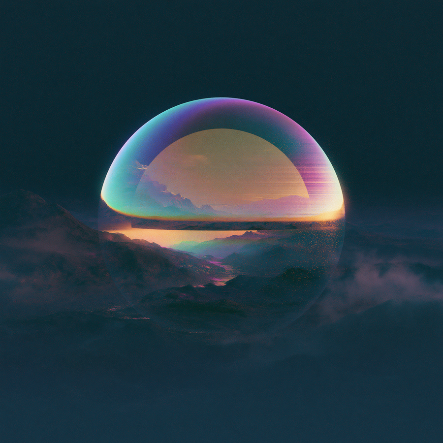 minimal glowing icon of a glowing orb — original artwork by PenguinYiez97, Lucent Torn