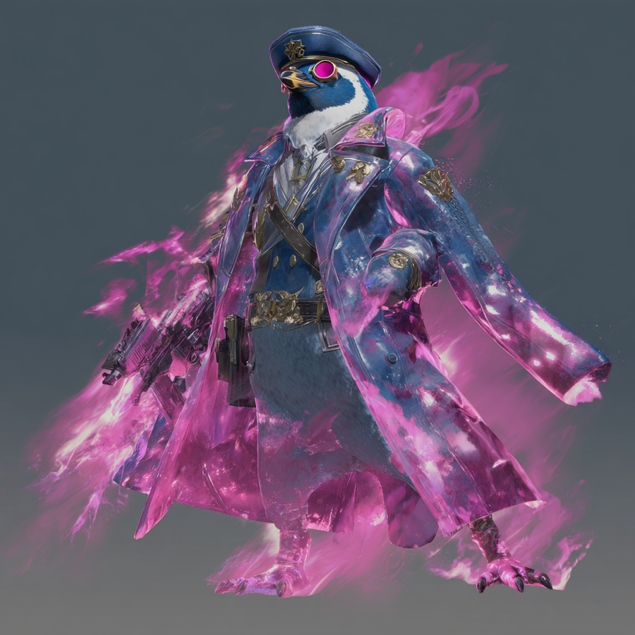 penguin aura, main character energy — original artwork by PenguinYiez97, Lucent Torn